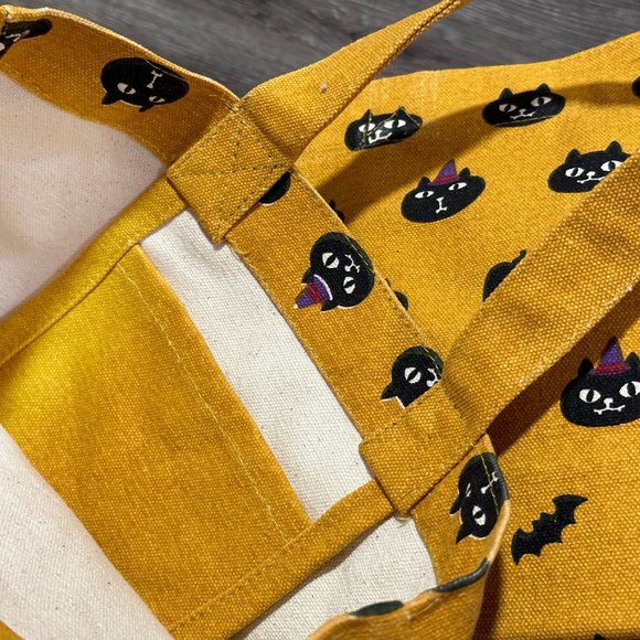 Halloween Kitten Cat Tote Bag ❘ Causal Bag ❘ Festival Bag ❘ Style - Picture 4 of 4